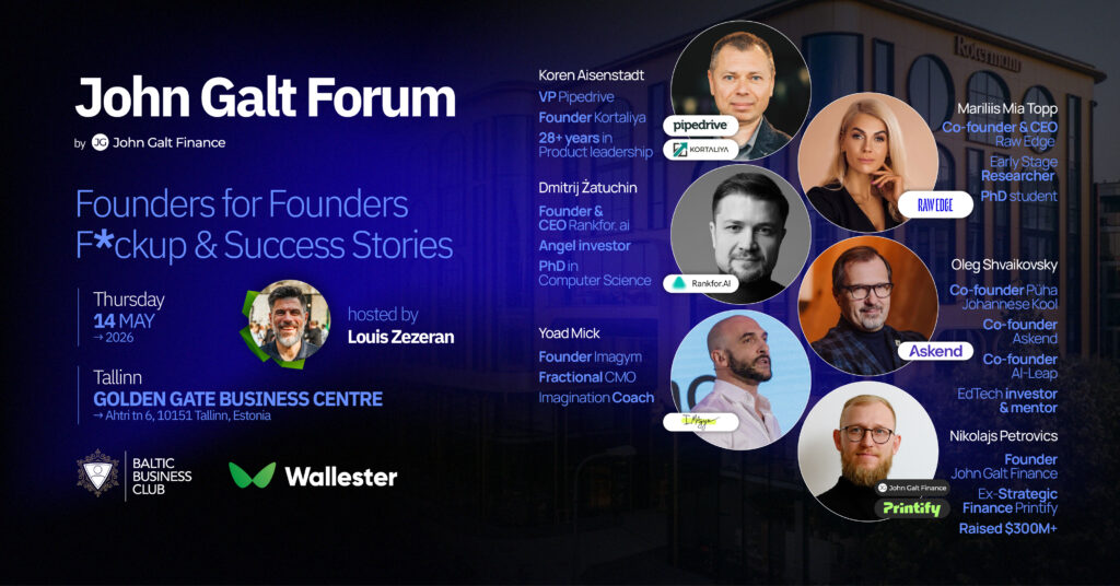 Press Release - John Galt Forum // GOLDEN GATE TALLINN | iRevs